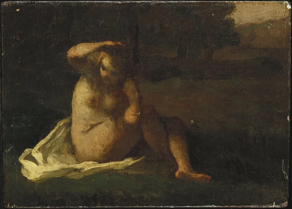 La bagnante
